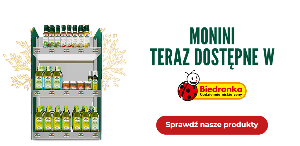 Monini dostępne w biedronce