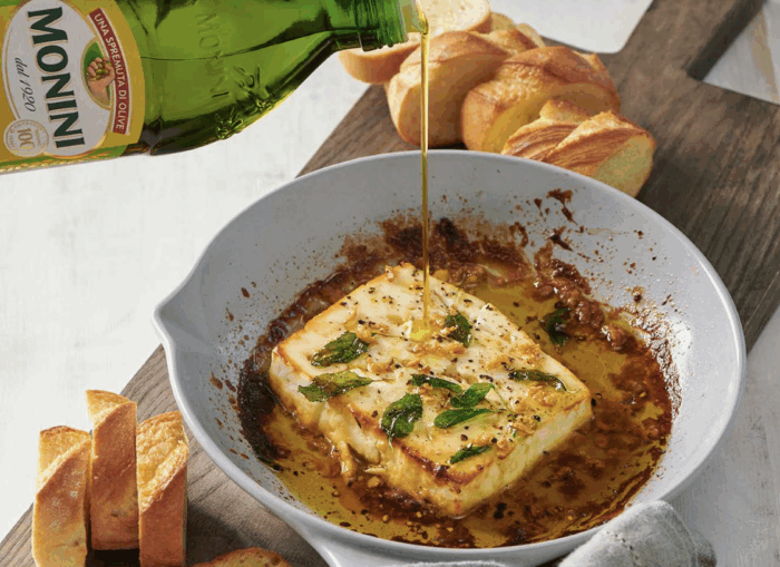 Baked Feta with Sage and Honey