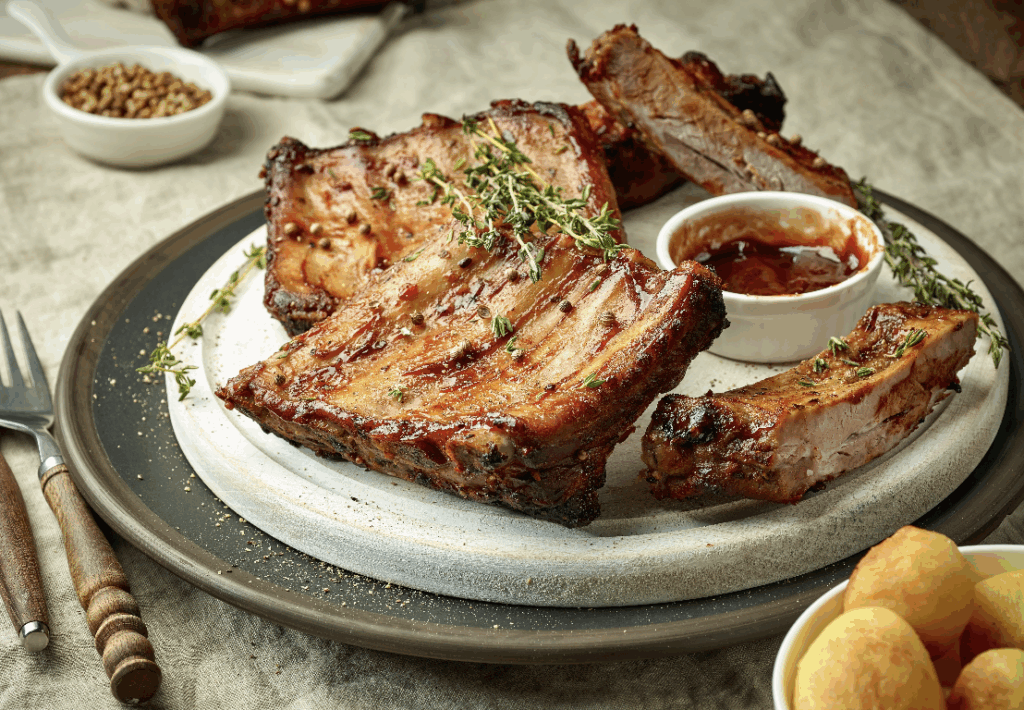 Pork Ribs With Honey