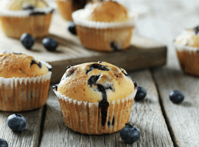 Bosbessenmuffins