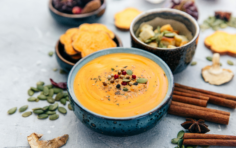 Crema di zucca alle spezie
