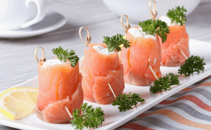 Laxcarpaccio med balsamvinägerglaze