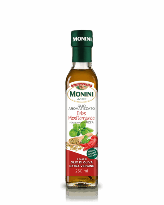 Olivenöl mit Mediterranen kräutern